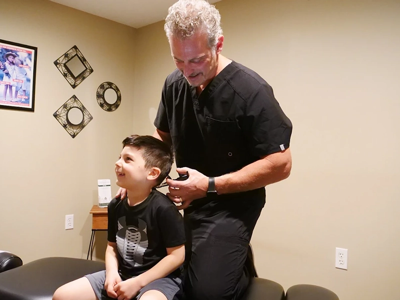 HealthyWays Integrated Wellness Solutions Gibsonia Pediatric Chiropractic Neck Adjustment
